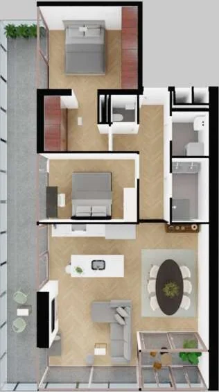 Foto van de Appartement gelegen aan de Boompjes in Rotterdam