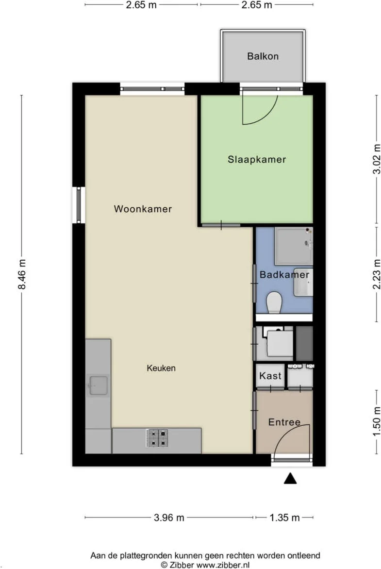 Foto van de Appartement gelegen aan de Johan van der Keukenstraat in Amsterdam