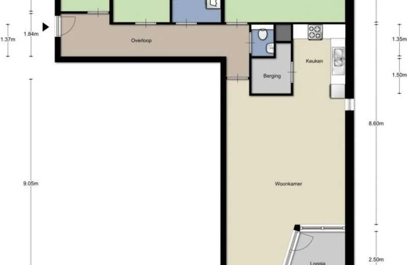 Foto van de Appartement gelegen aan de Molengragte in Waalre