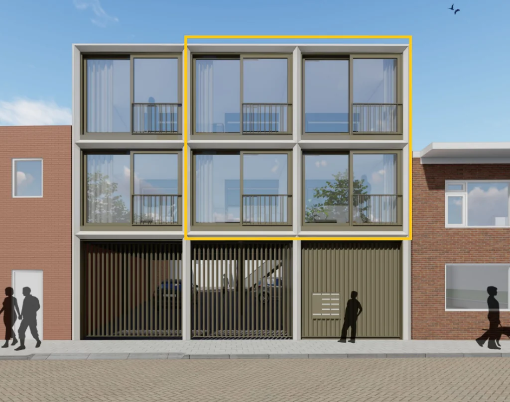 Foto van de Appartement gelegen aan de 1e Wijkstraat in Arnhem