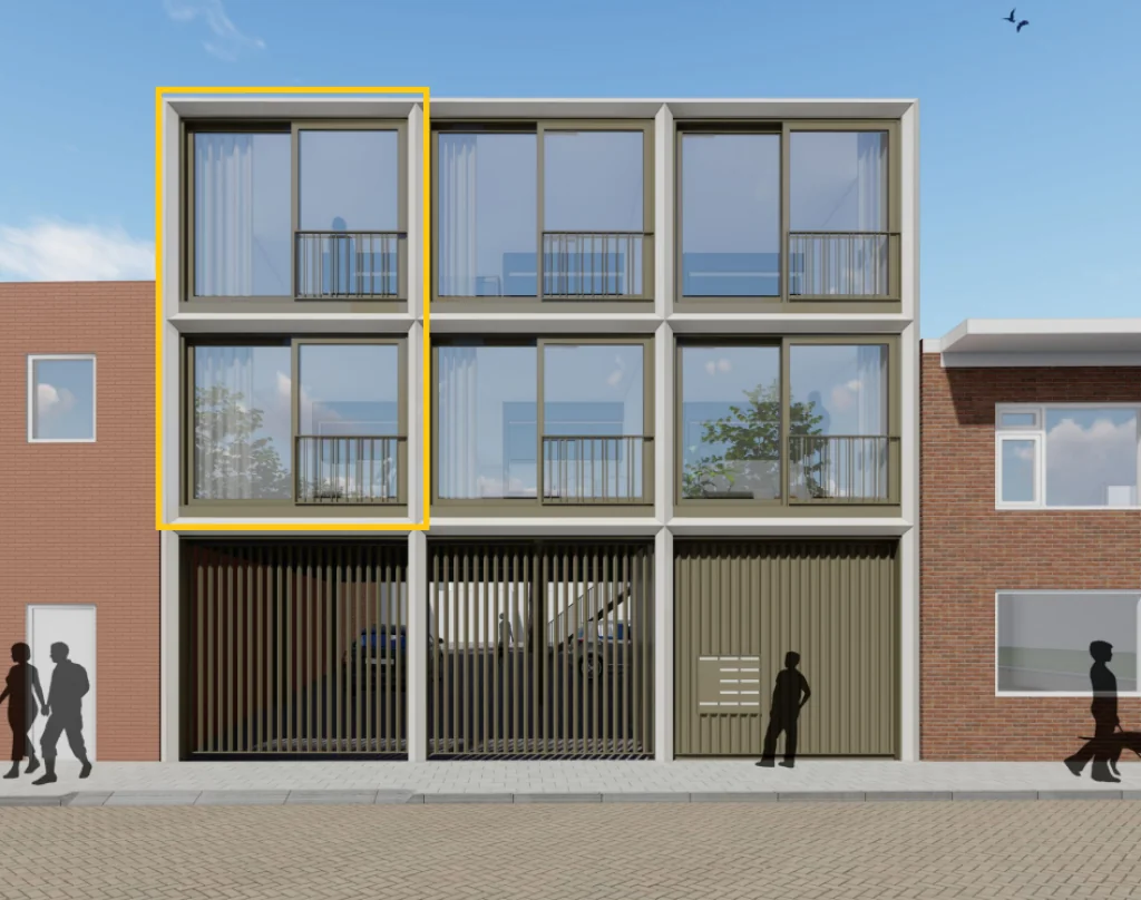 Foto van de Appartement gelegen aan de 1e Wijkstraat in Arnhem