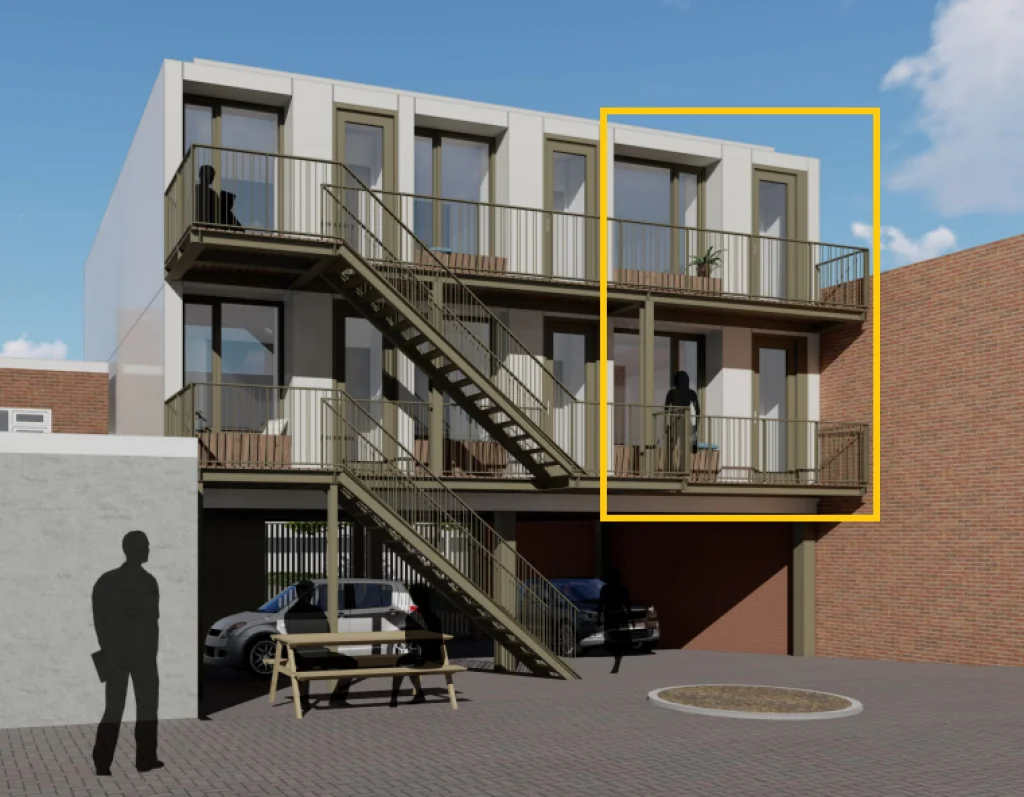 Foto van de Appartement gelegen aan de 1e Wijkstraat in Arnhem