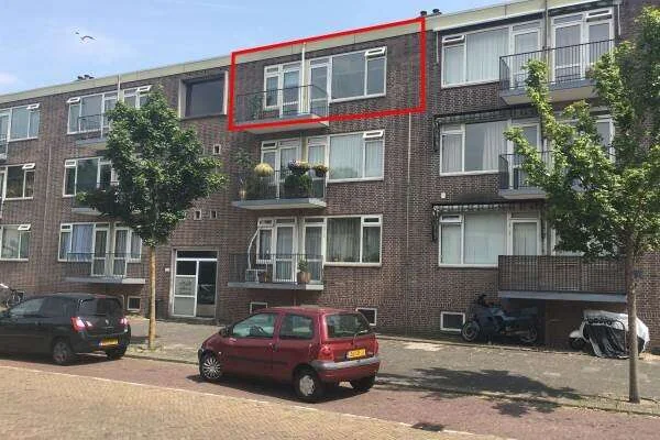 Foto van de Appartement gelegen aan de Obrechtstraat in Leiden
