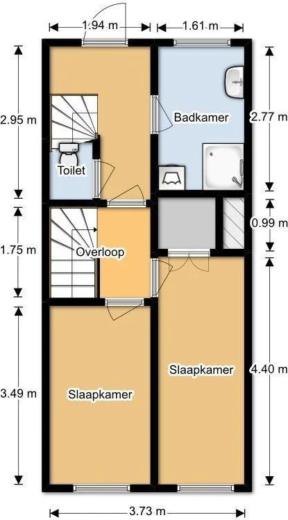 Foto van de Kamer gelegen aan de Orchideestraat in Utrecht