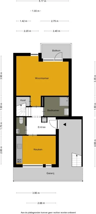 Foto van de Appartement gelegen aan de Kaatsbaan in Bergen op Zoom