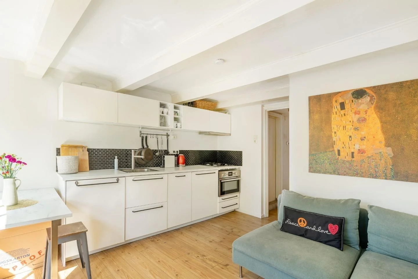 Foto van de Studio gelegen aan de Rozengracht in Amsterdam