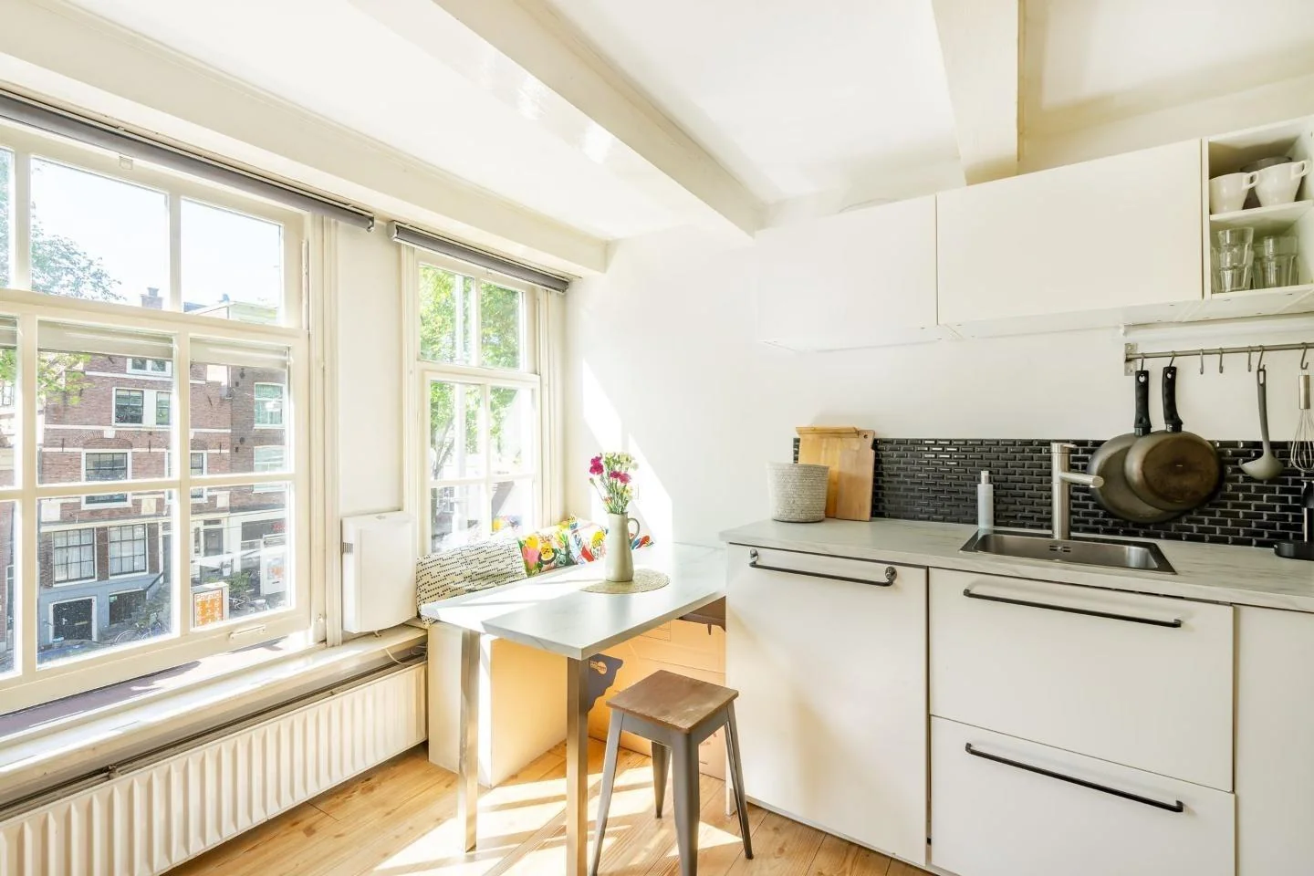 Foto van de Studio gelegen aan de Rozengracht in Amsterdam