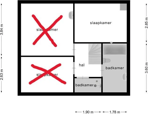 Foto van de Kamer gelegen aan de Veestraat in Tilburg