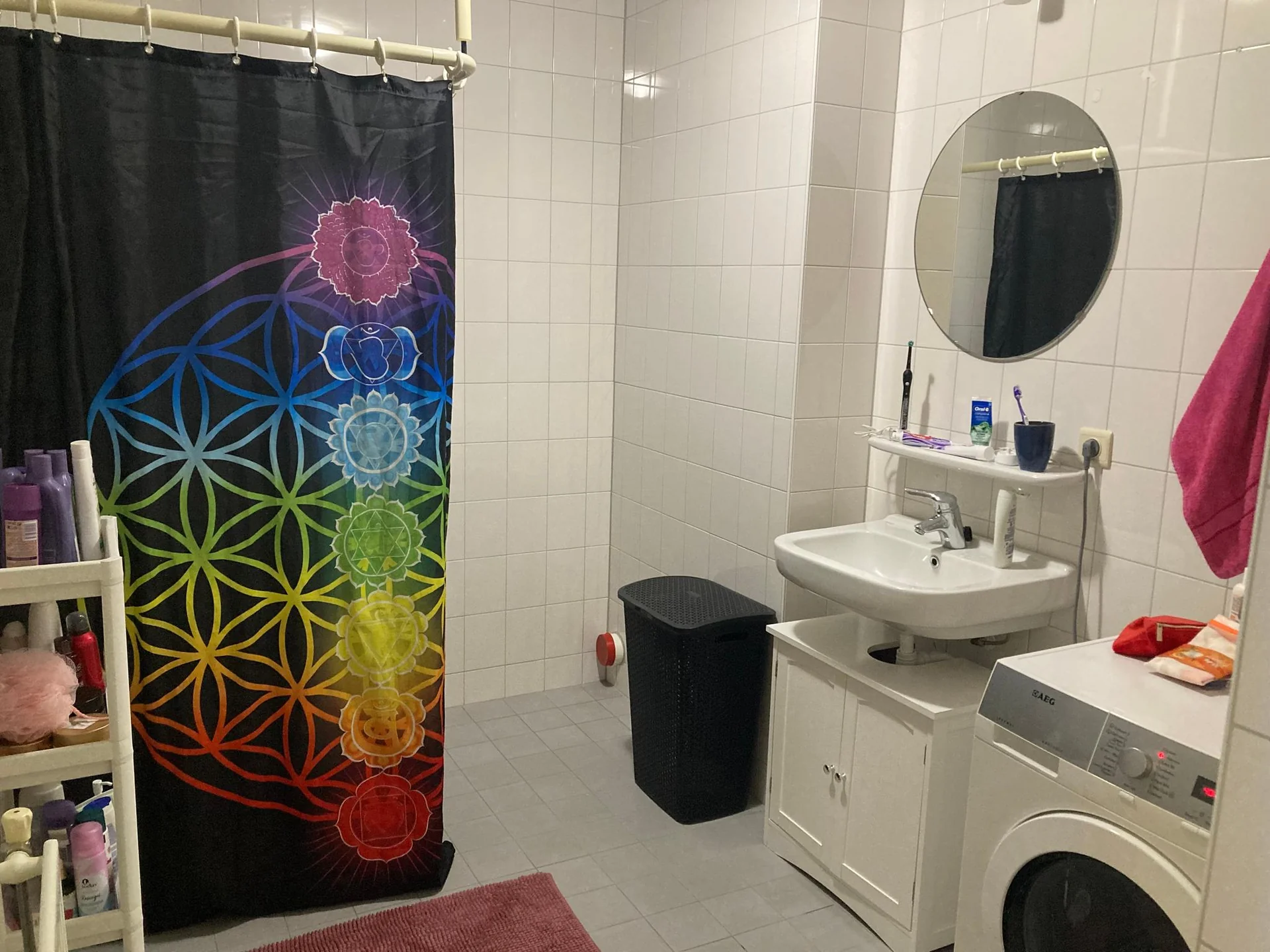 geblurde versie van de foto als achtergrond