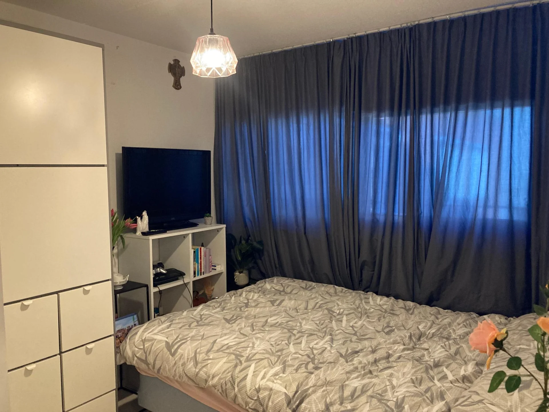 geblurde versie van de foto als achtergrond