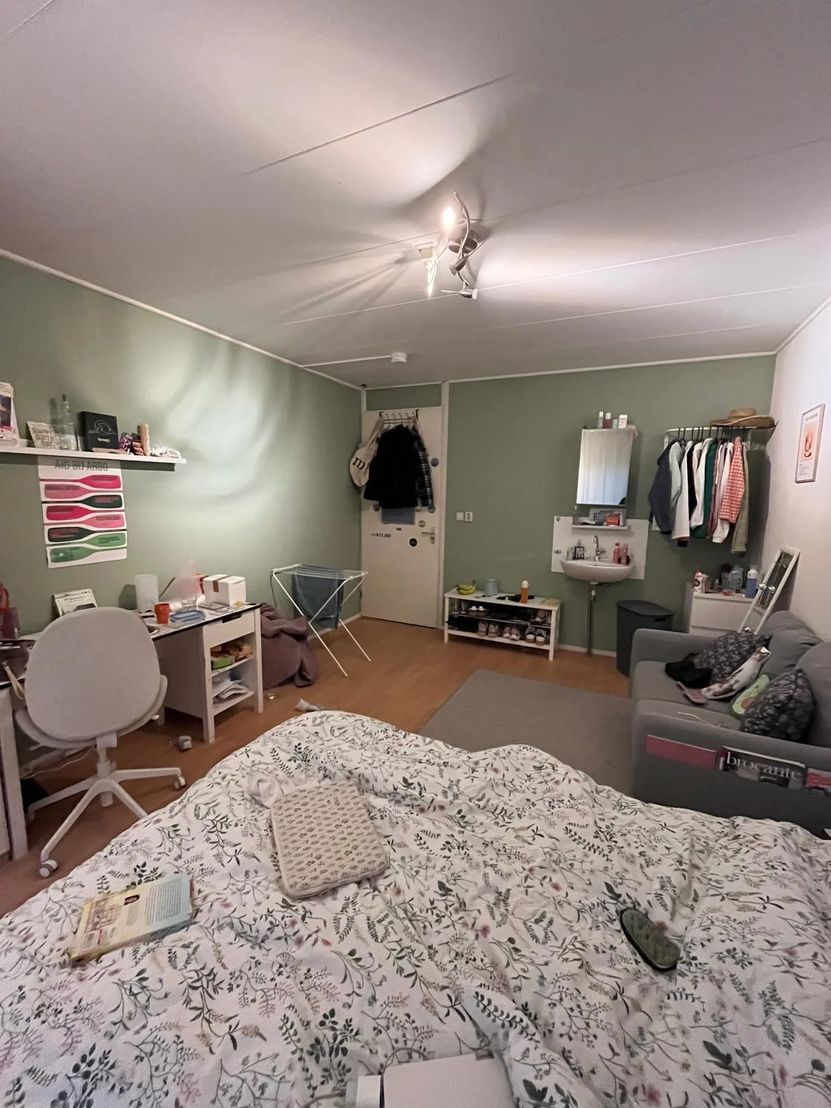 Foto van de Kamer gelegen aan de Haarweg in Wageningen