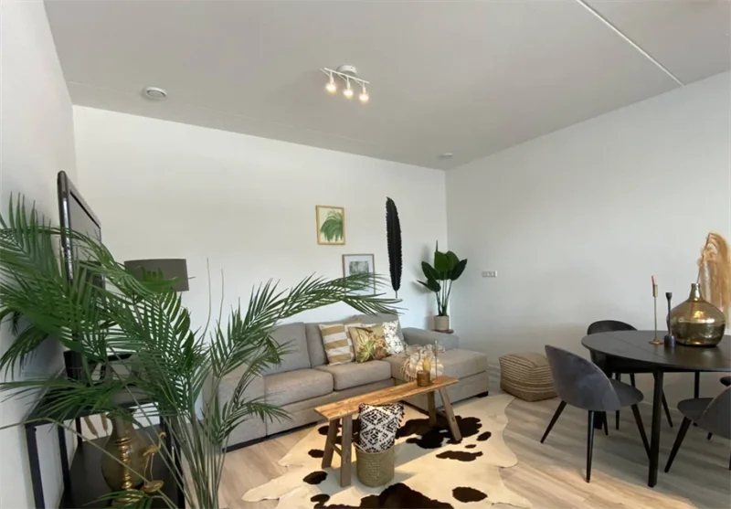 geblurde versie van de foto als achtergrond