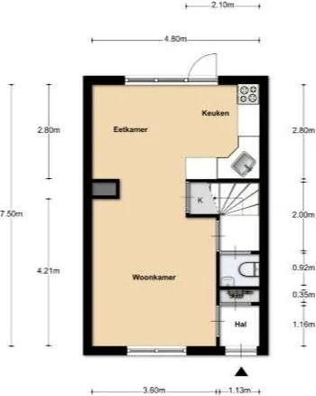 Foto van de Appartement gelegen aan de Frans Dohmenhof in Heerlen