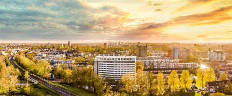 Foto van de Studio gelegen aan de Populierenlaan in Groningen