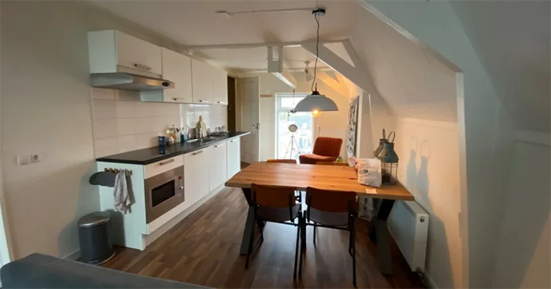 geblurde versie van de foto als achtergrond