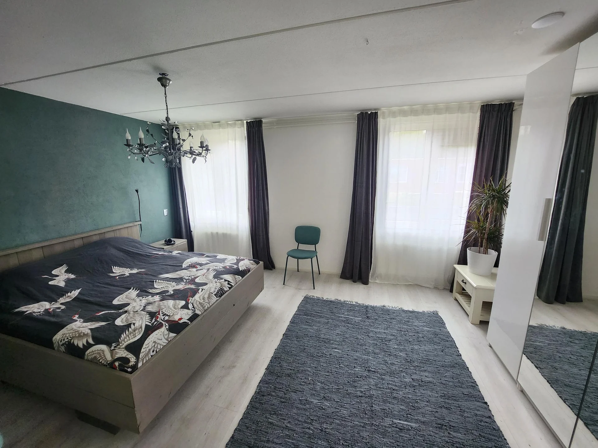 geblurde versie van de foto als achtergrond