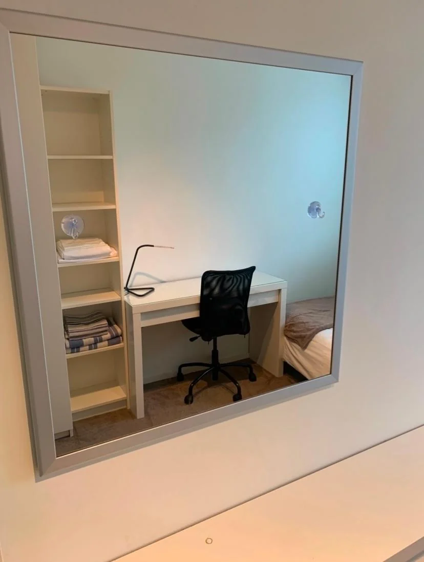 geblurde versie van de foto als achtergrond