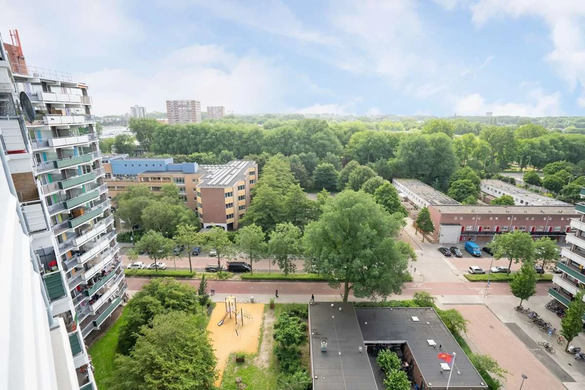 geblurde versie van de foto als achtergrond