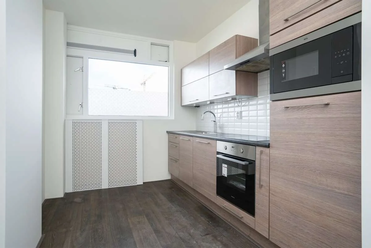 geblurde versie van de foto als achtergrond