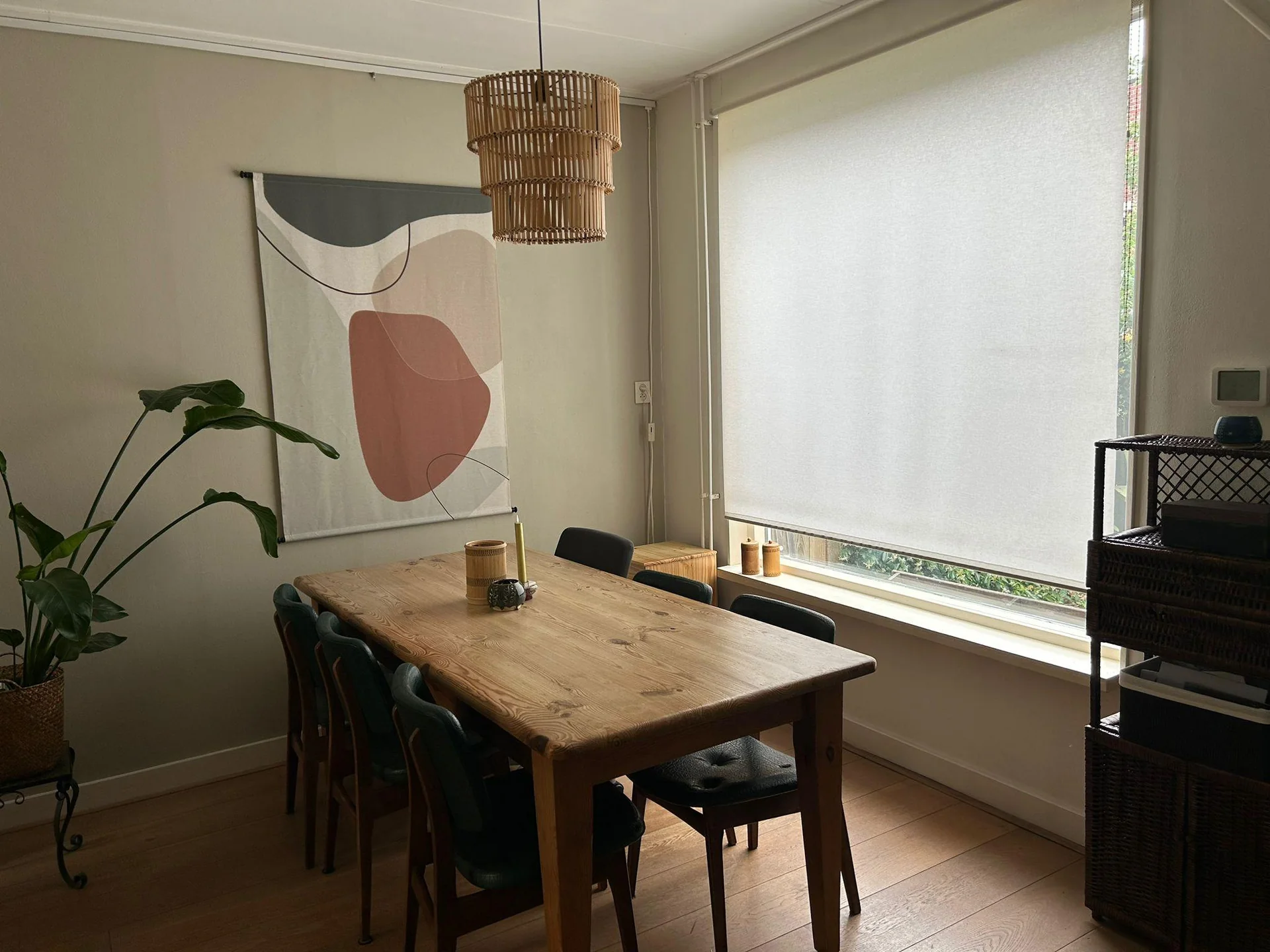 geblurde versie van de foto als achtergrond