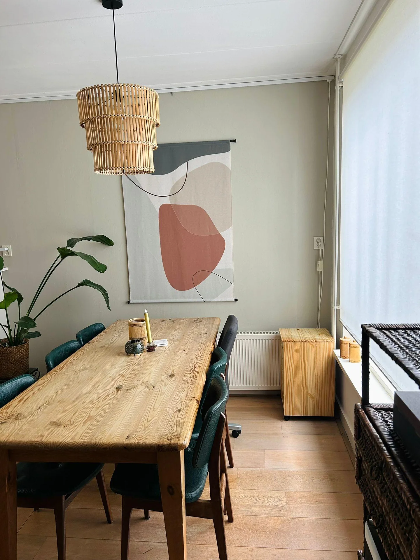 geblurde versie van de foto als achtergrond