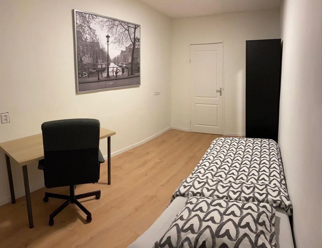 geblurde versie van de foto als achtergrond