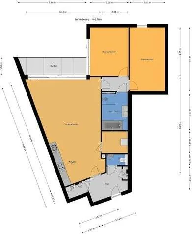 Foto van de Appartement gelegen aan de Escamplaan in Den Haag