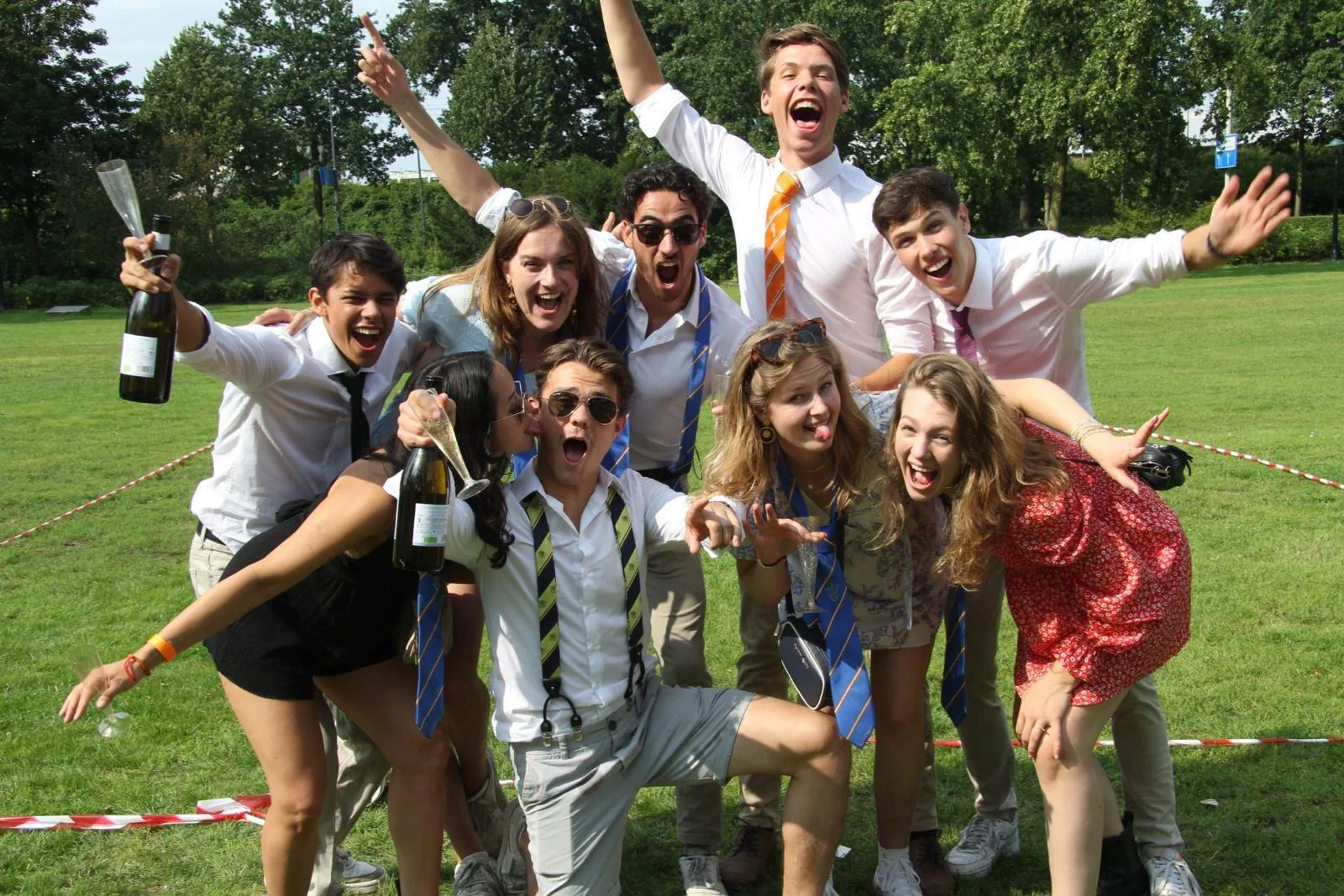 geblurde versie van de foto als achtergrond