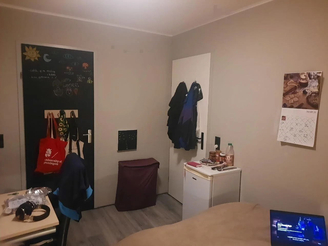 Foto van de Kamer gelegen aan de Roer in Groningen