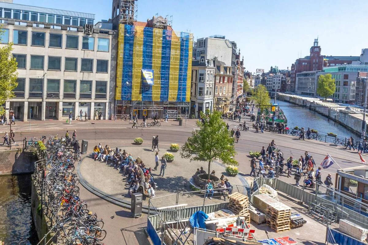 Foto van de Appartement gelegen aan de Koningsplein in Amsterdam