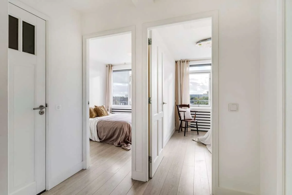 geblurde versie van de foto als achtergrond