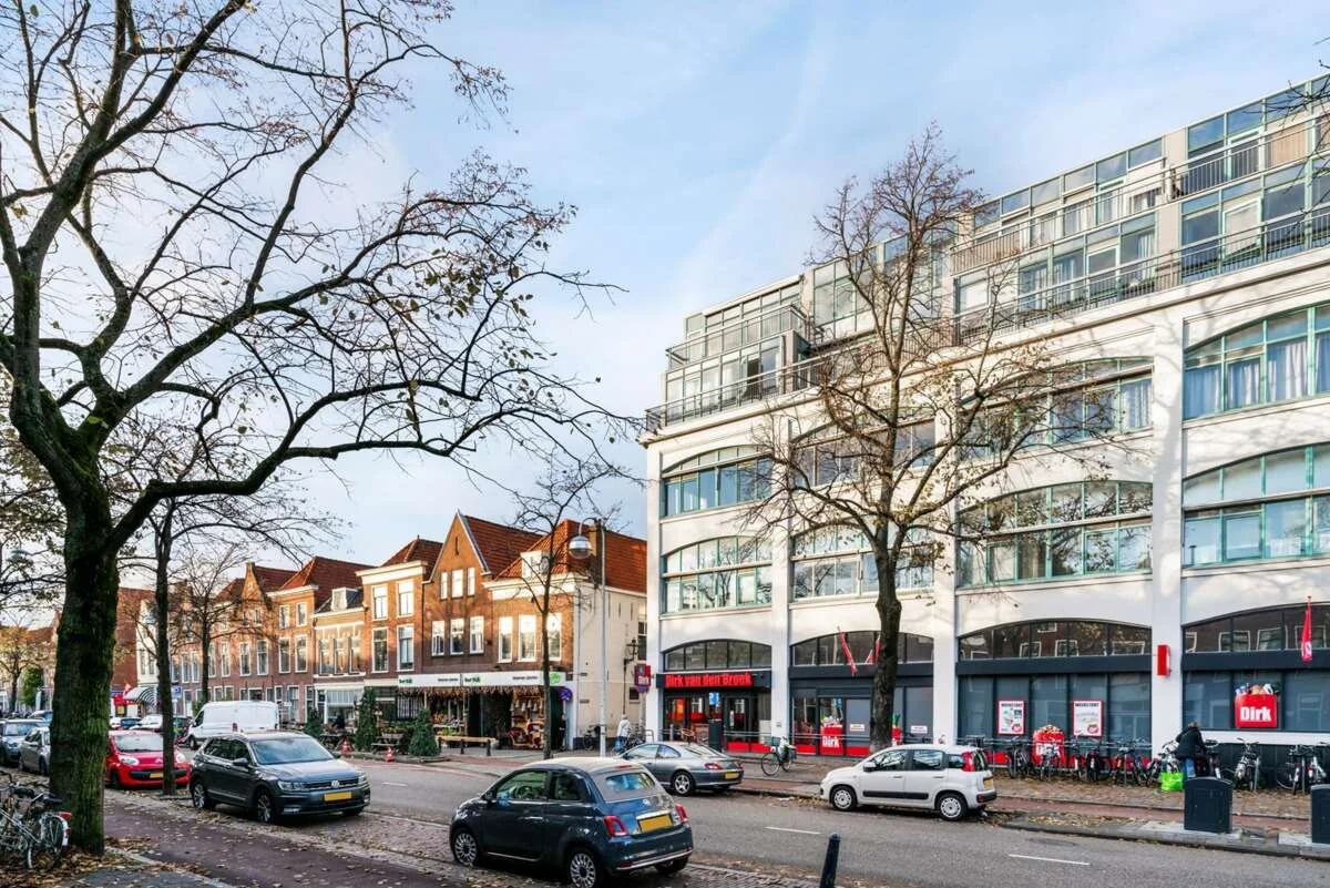 geblurde versie van de foto als achtergrond