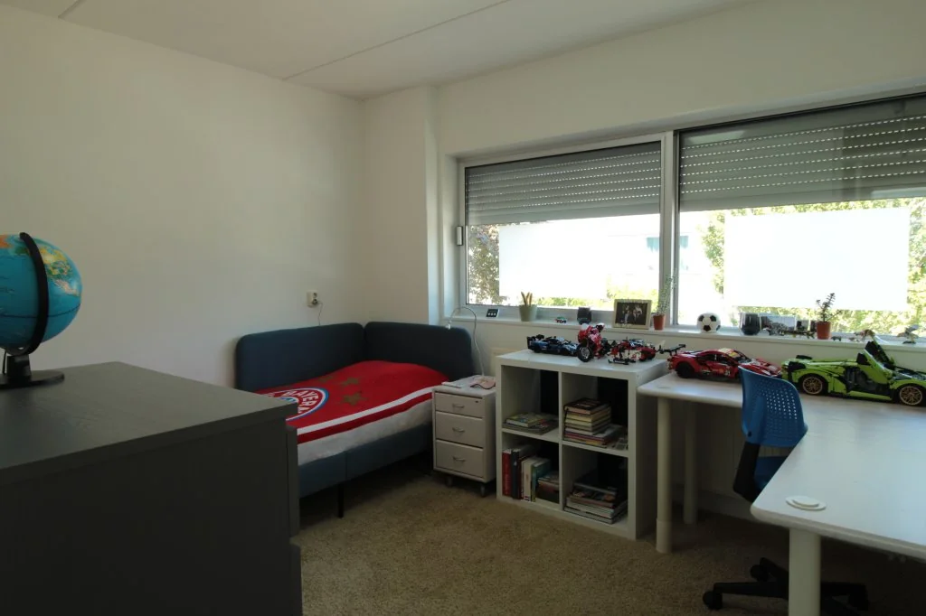 geblurde versie van de foto als achtergrond