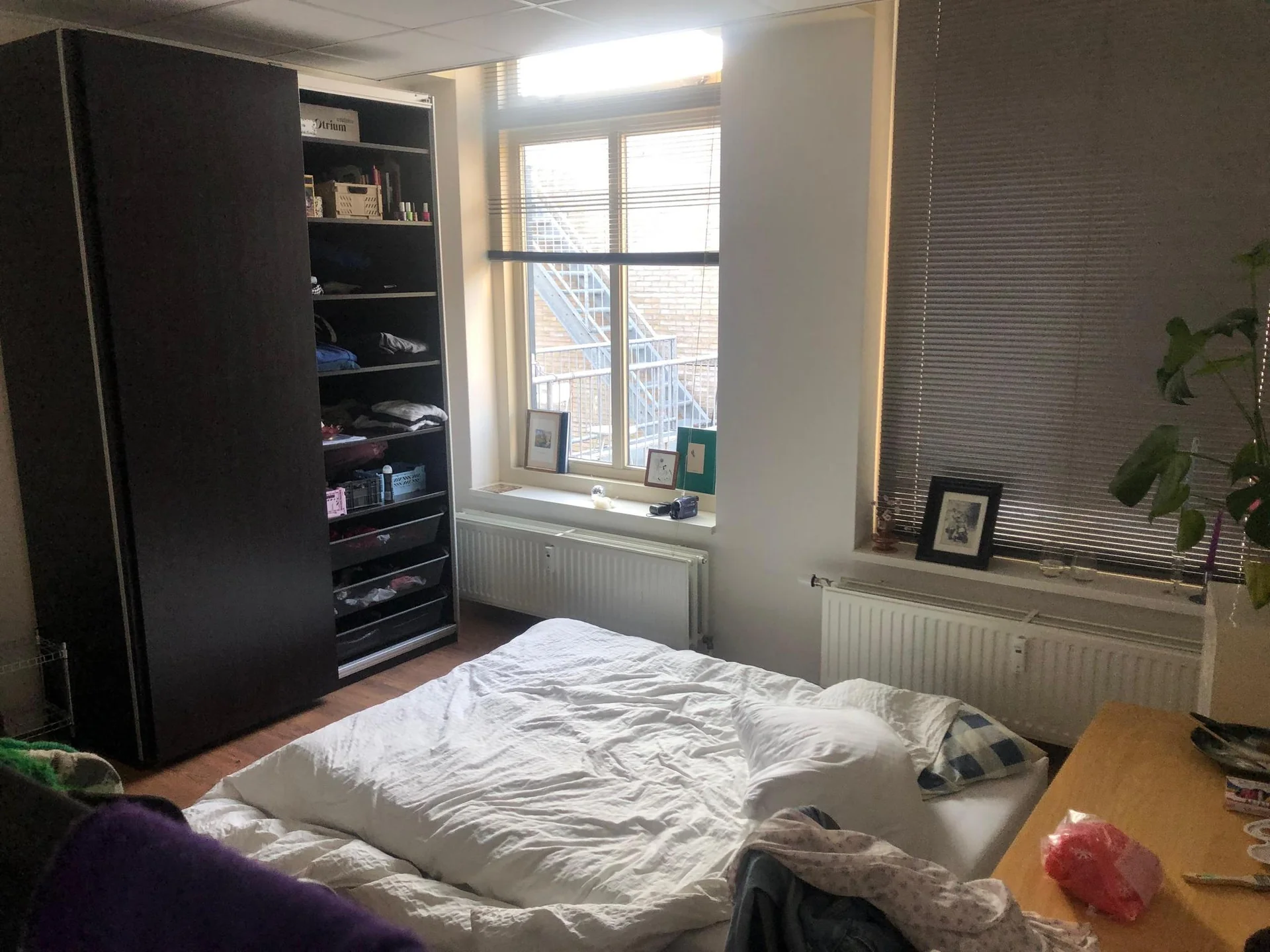 geblurde versie van de foto als achtergrond