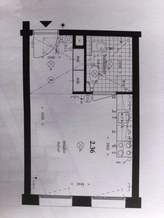 Foto van de Studio gelegen aan de Nieuwe Gracht in Delft
