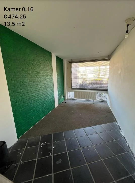 Foto van de Kamer gelegen aan de Dreijenplein in Wageningen