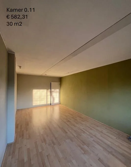 Foto van de Kamer gelegen aan de Dreijenplein in Wageningen