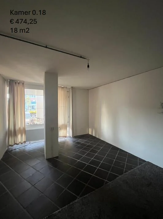 Foto van de Kamer gelegen aan de Dreijenplein in Wageningen