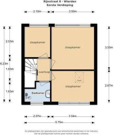 Foto van de Appartement gelegen aan de Rijnstraat in Almelo