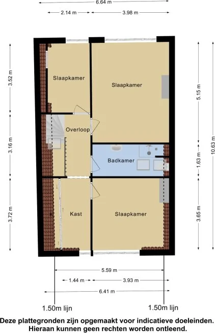 Foto van de Appartement gelegen aan de Wilhelminastraat in Breda