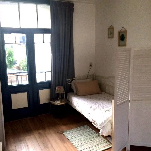 geblurde versie van de foto als achtergrond