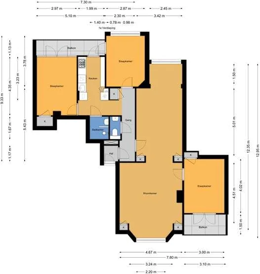 Foto van de Appartement gelegen aan de Goudsbloemlaan in Den Haag