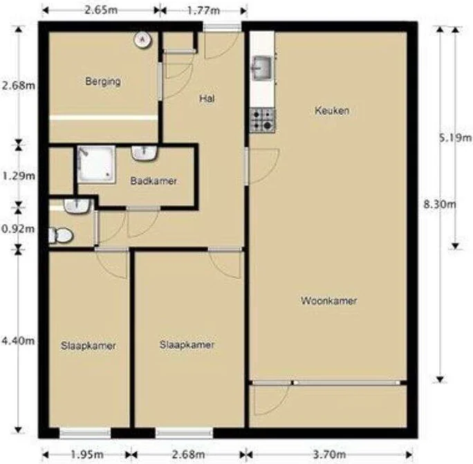 Foto van de Appartement gelegen aan de Sauterneslaan in Maastricht