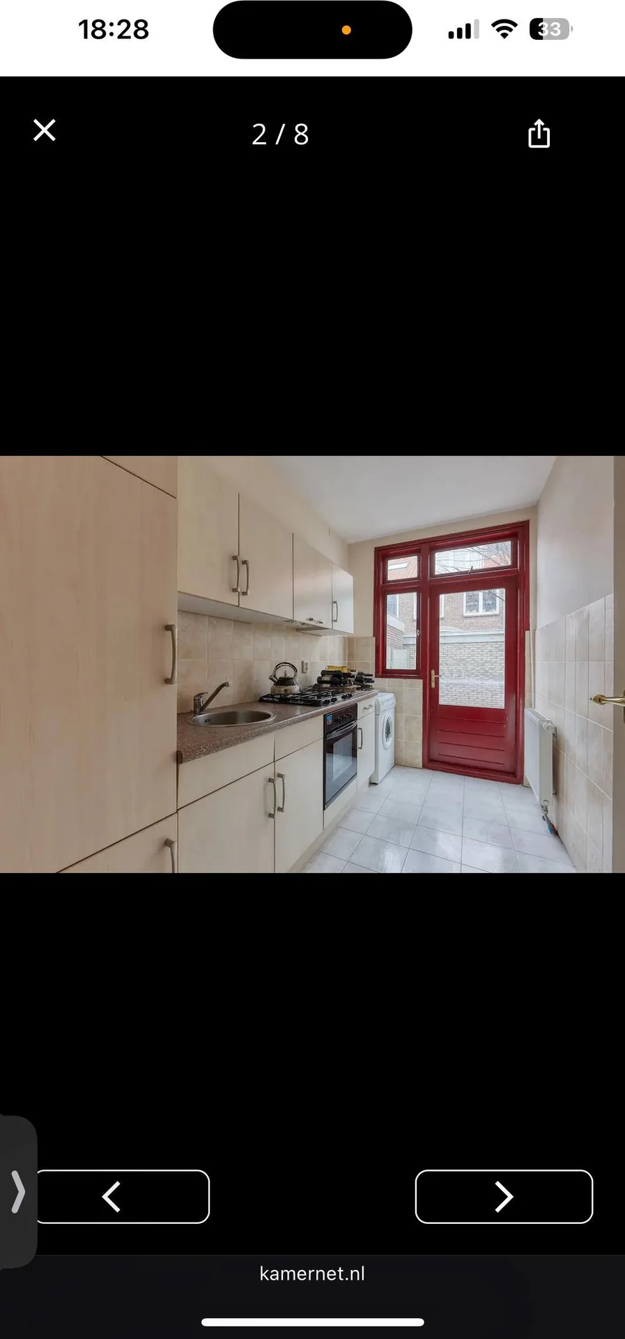 Foto van de Kamer gelegen aan de Van Vlotenstraat in Den Haag