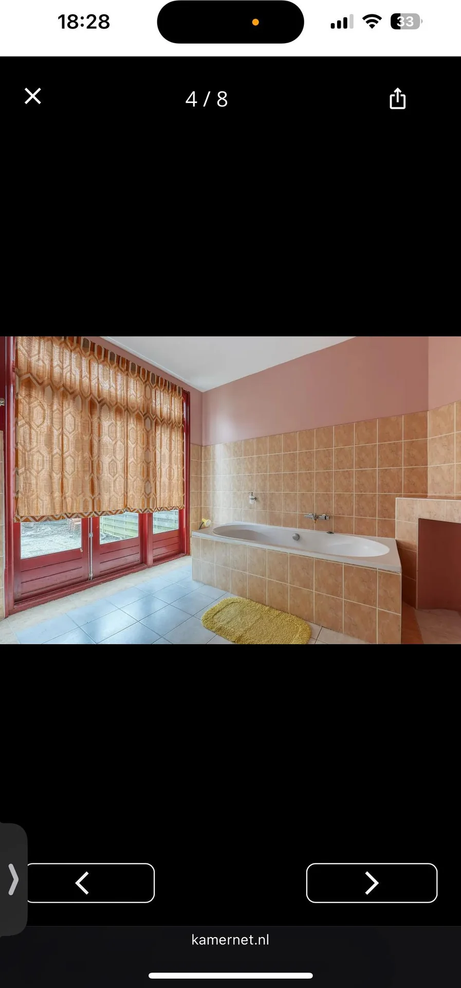 Foto van de Kamer gelegen aan de Van Vlotenstraat in Den Haag