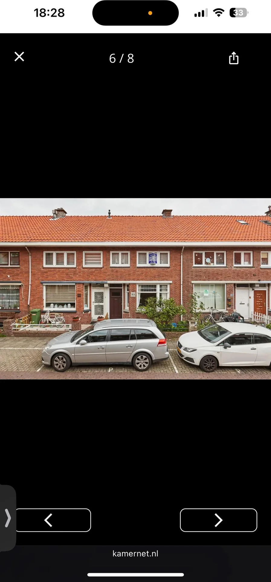 Foto van de Kamer gelegen aan de Van Vlotenstraat in Den Haag