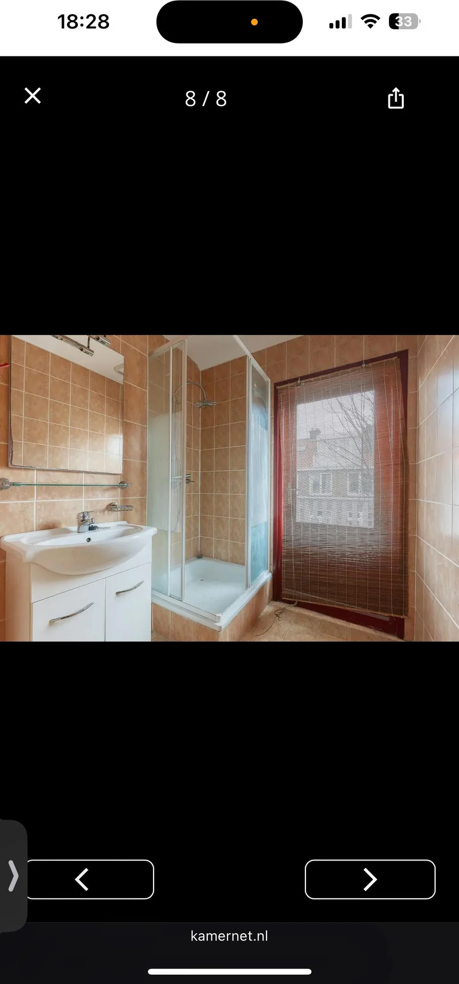 Foto van de Kamer gelegen aan de Van Vlotenstraat in Den Haag
