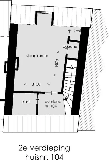 Foto van de Appartement gelegen aan de Tongersestraat in Maastricht