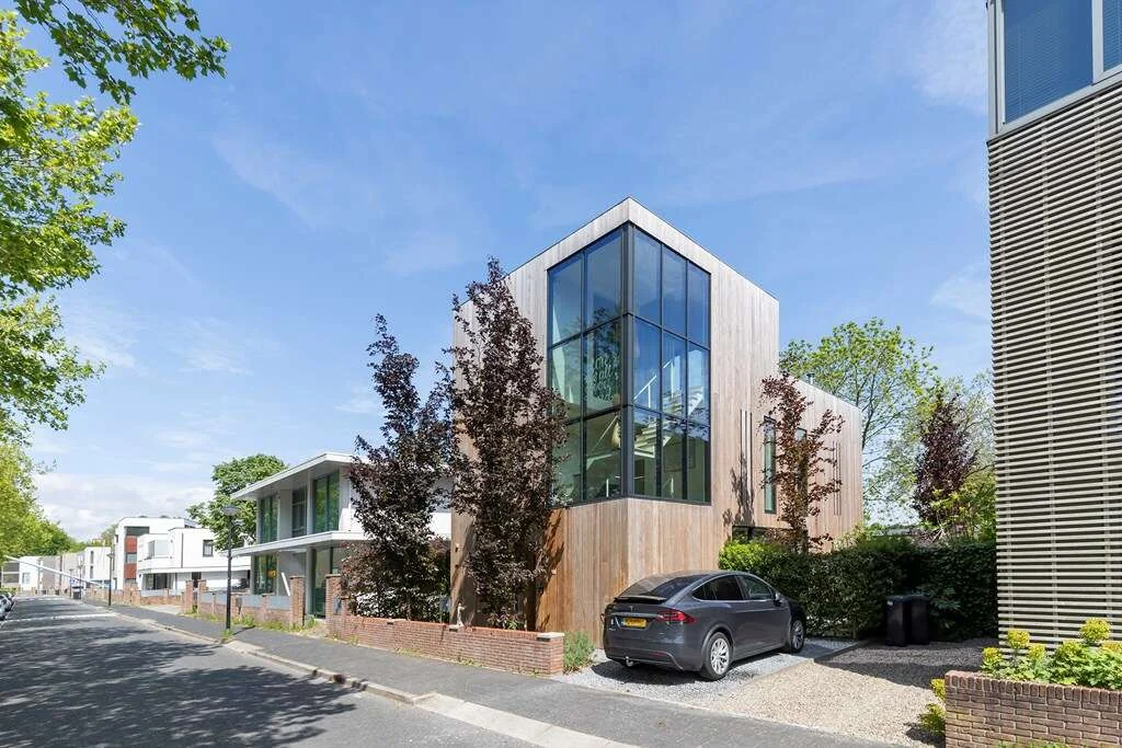 geblurde versie van de foto als achtergrond