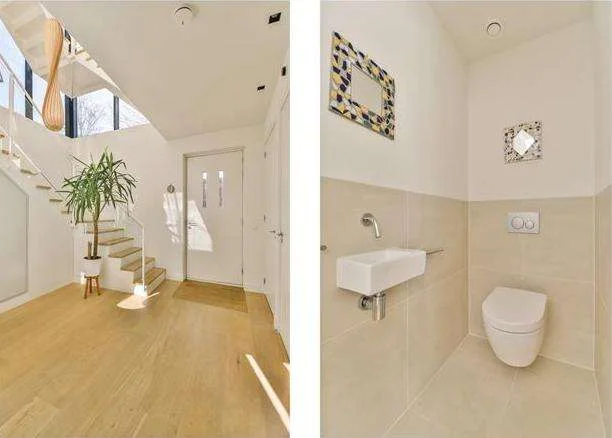 geblurde versie van de foto als achtergrond